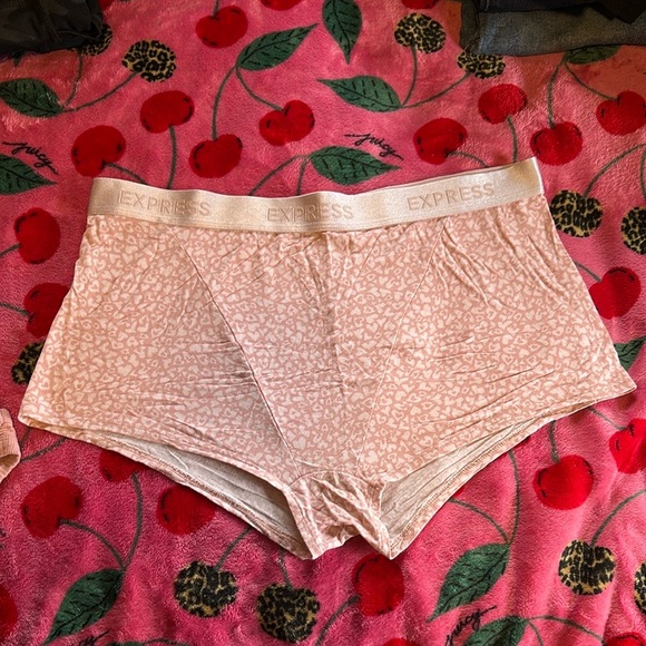 Express Pink Patterned Boxers - Picture 1 of 2